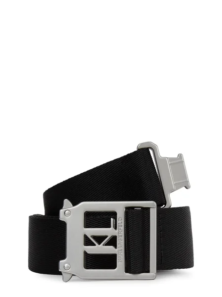 Karl Lagerfeld Remen / srebro crna