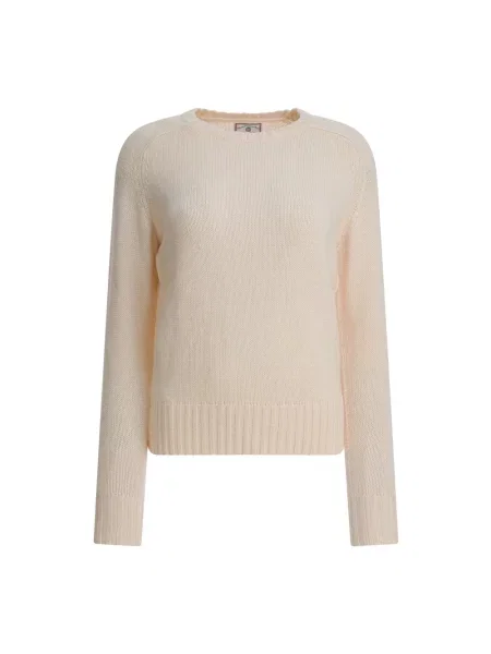 Sweter Ines De La Fressange Paris wełniany beżowy