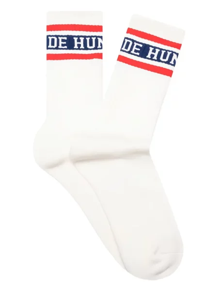 Prugaste čarape Human Made s autogramom crvena