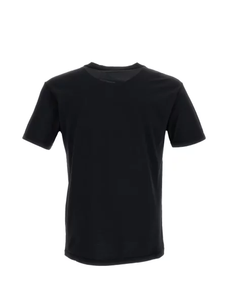 Scurt tricou Rier cu decolteu rotund alb