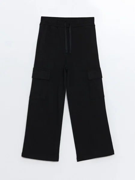 Pantaloni cargo copii Lc Waikiki negru