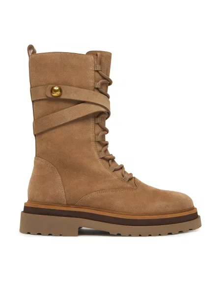 TWINSET Škornji rjava