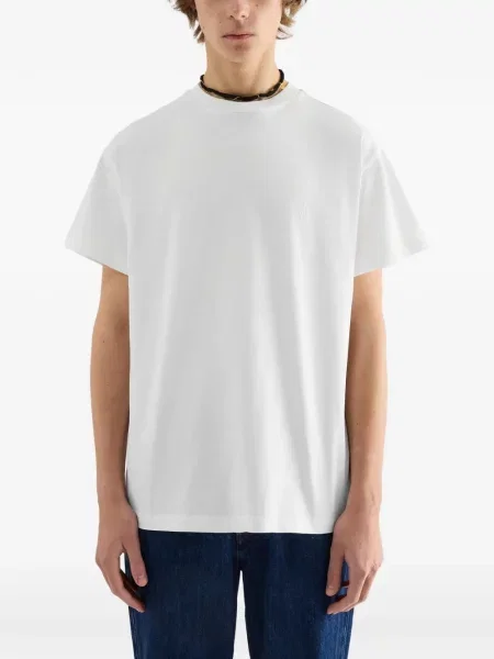 Cămașă Jil Sander cu broderie alb