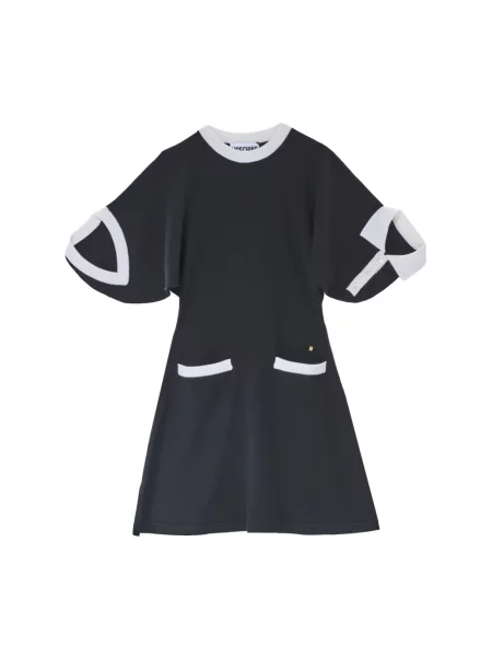 Sukienka Moschino wełniana czarna