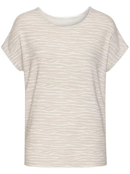 LASCANA Majica pesek bela