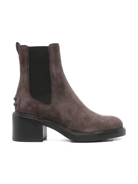Botki Tod's zamszowe brązowe