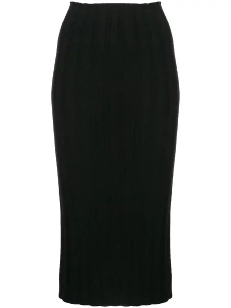 Fustă Cashmere In Love din cașmir negru