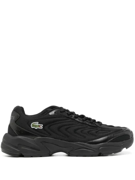 Sneakerși Lacoste din piele negru