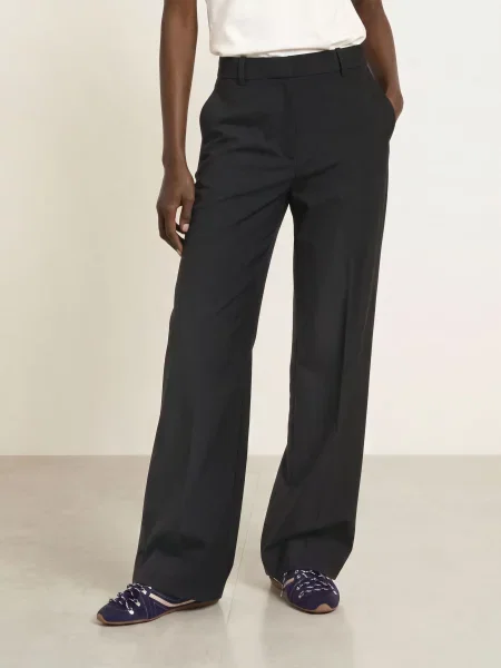 Claudie Pierlot Spodnie schwarz czarne
