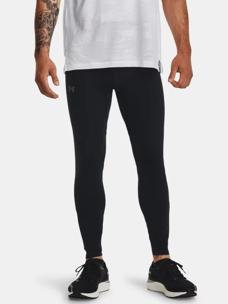 Pánske bežecké legíny Under Armour Qualifier Elite black/steel/reflective čierna