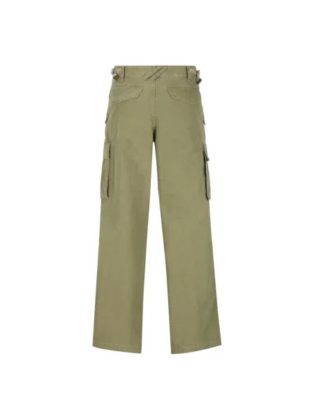 Spodnie cargo Burberry zielone