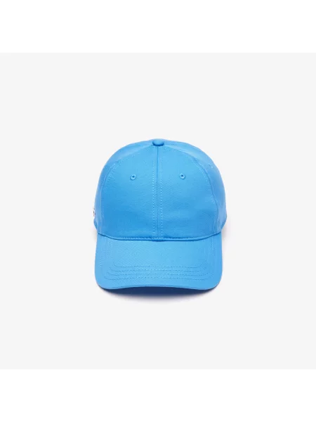 Lacoste Czapka Unisex Z Organicznej Bawełny Twill niebieska