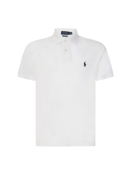Koszulka polo Polo Ralph Lauren z siateczką biała