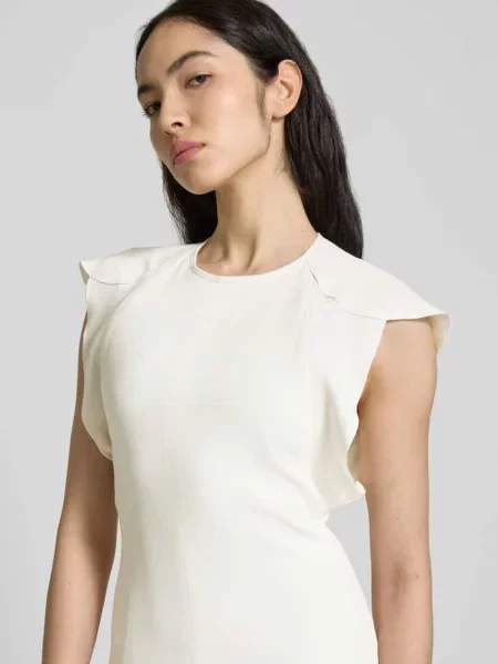 Długa sukienka z okrągłym dekoltem Victoria Beckham