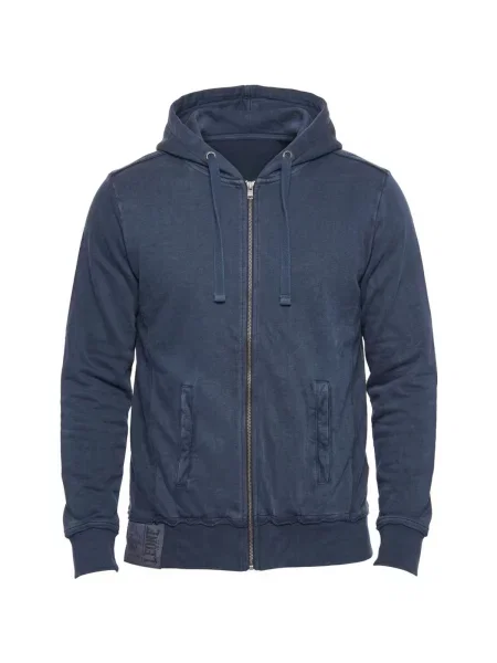 Mikina na zips Leone 1947 modrá