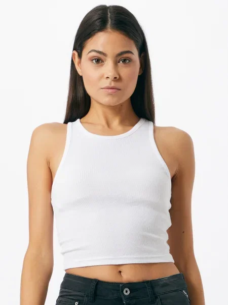 Urban Classics Top murdar alb