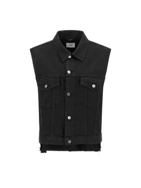 Kamizelka jeansowa Haikure czarna