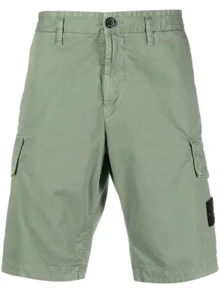 Šortky cargo Stone Island s kamínky zelené