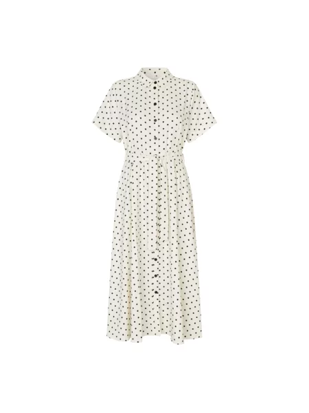 Sukienka midi Lollys Laundry beżowa