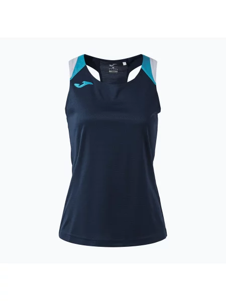 Tricou de tenis pentru femei Joma Terra Tank Top dark navy/turquoise fluor