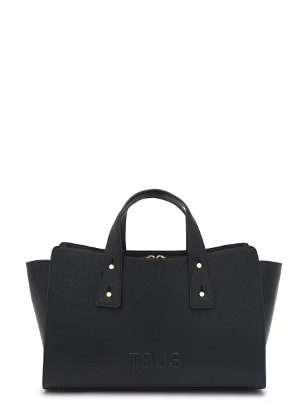 Tous geantă crossbody pentru femei cu imitație de piele negru