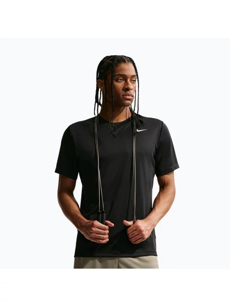 Tricou de antrenament bărbați Nike Dri-FIT Training T-Shirt black/matte silver negru
