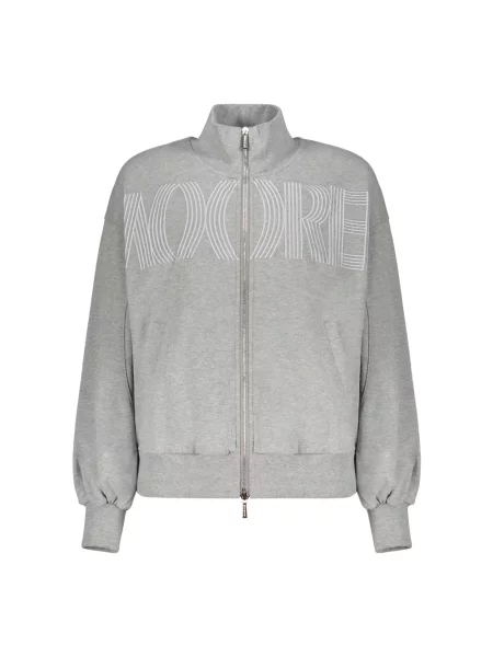 Lekka bluza rozpinana Moorer szara