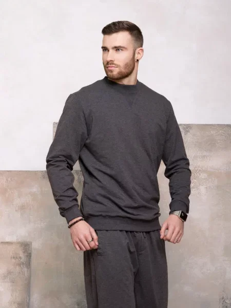 Світшот ISSA Plus сірий