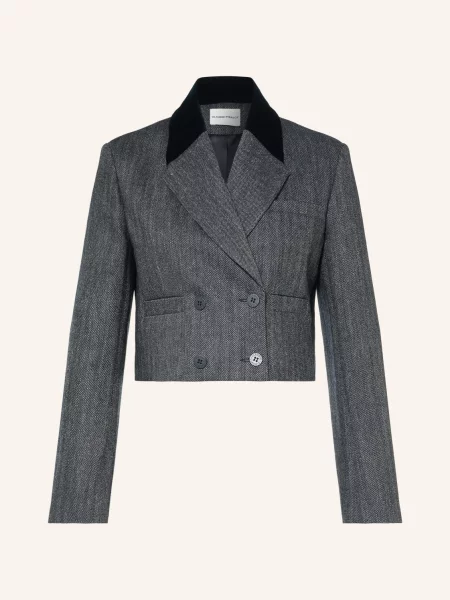 Claudie Pierlot Krótka Marynarka blau biała