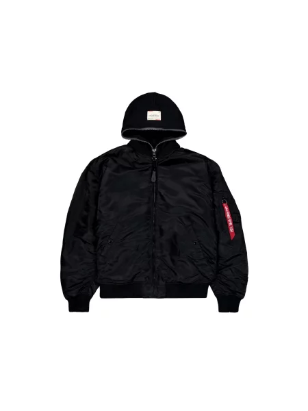 ALPHA INDUSTRIES Geacă de primăvară-toamnă D-Tec Studio LW roșu / negru alb
