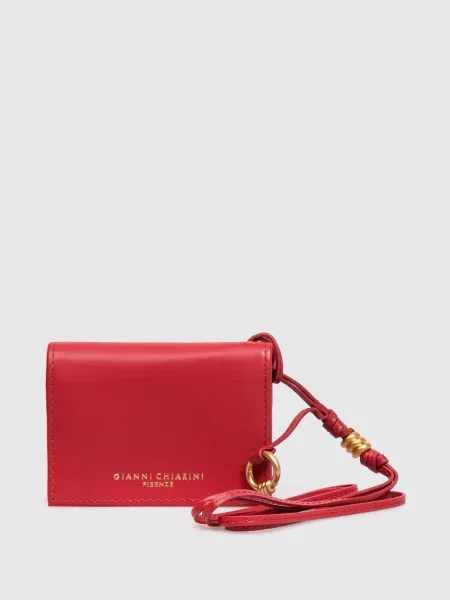 Кожаный кошелек Gianni Chiarini красный