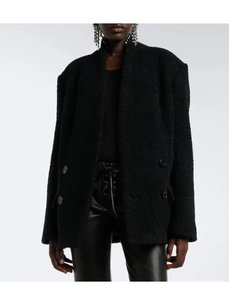 Geacă Isabel Marant de lână negru