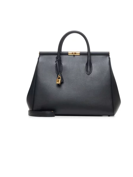 Torebka Dolce And Gabbana skórzana czarna