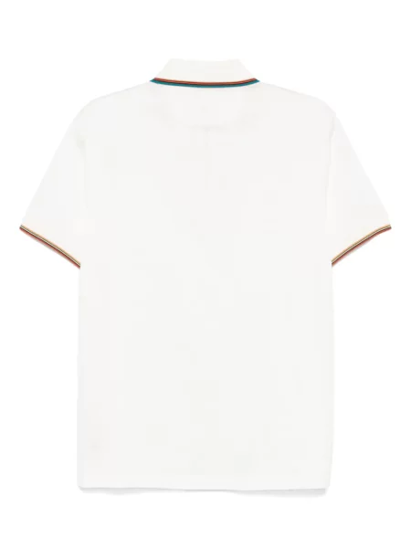 Dryžuota polo marškinėliai Paul Smith balta