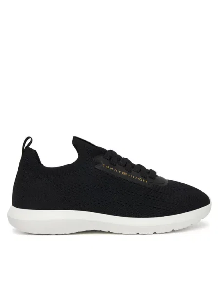 Tenisice Tommy Hilfiger Th Knit Extralight Runner crna