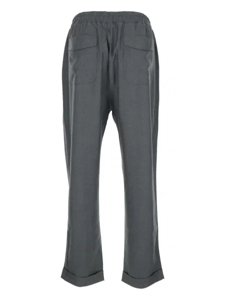 Pantaloni Tom Ford plisate gri