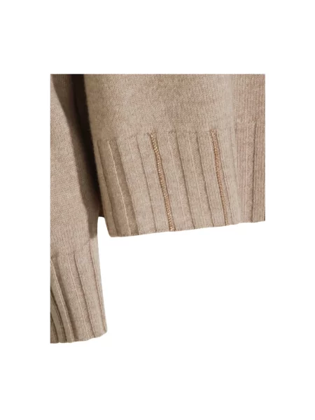 Sweter Fabiana Filippi brązowy