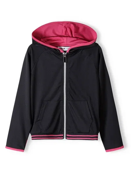 MINOTI Hanorac magenta negru