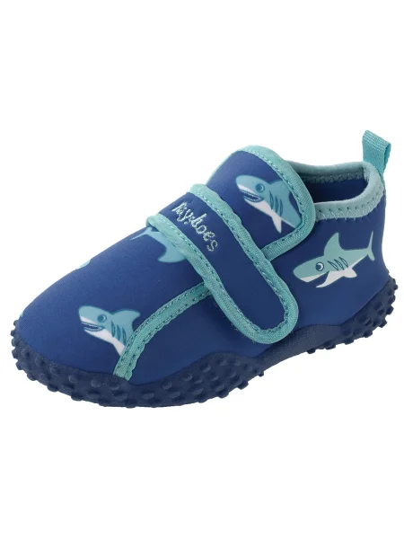 PLAYSHOES Pantofi HAI albastru / albastru aqua alb