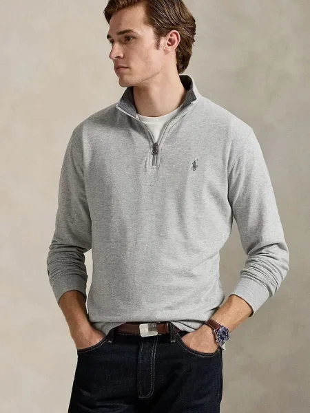 Mikina Polo Ralph Lauren sivá