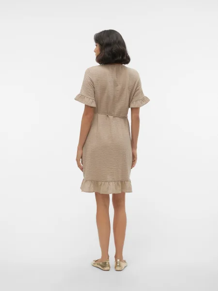 VERO MODA Rochie CHRIS închis bej