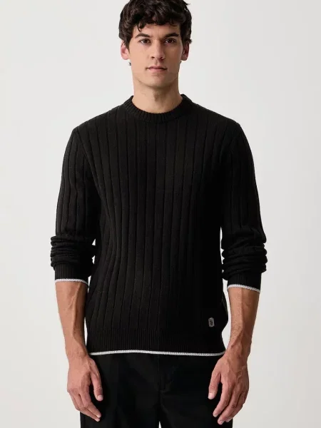 Dzianinowy sweter U.s Polo Assn. czarny
