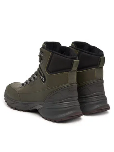 Gležnjače Calvin Klein Hike Runner Mid Laceup Lth zelena