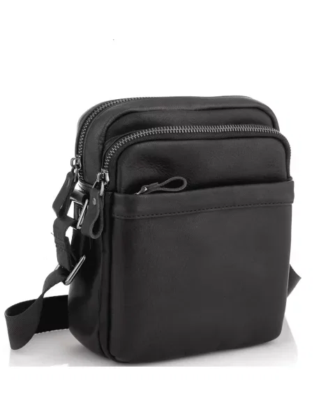RoyalBag Мессенджер Шкіра чорний