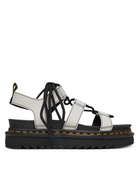 Sandály Dr. Martens šedé