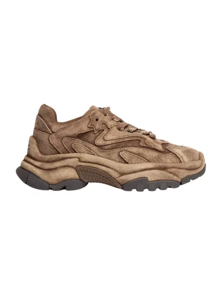 Sneakersy Ash Addict skórzane brązowe