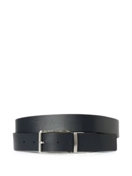 Cu centură reversibil curea Armani Exchange din piele negru