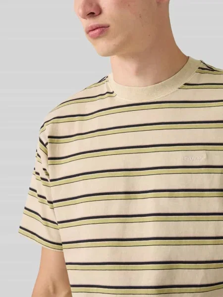 T-shirt o kroju regular fit z czystej bawełny Levi's beżowa