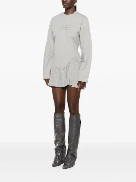 Lung rochie mini The Attico gri