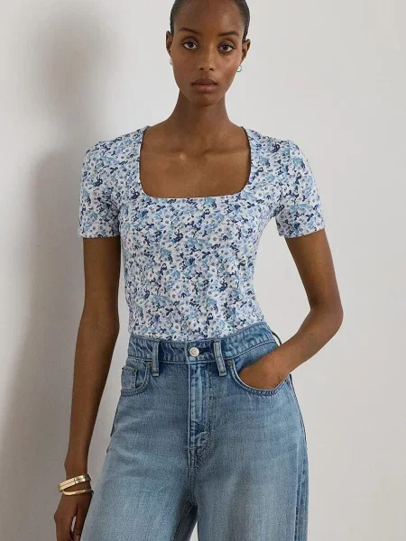 Lauren Ralph Lauren tricou pentru femei din albastru